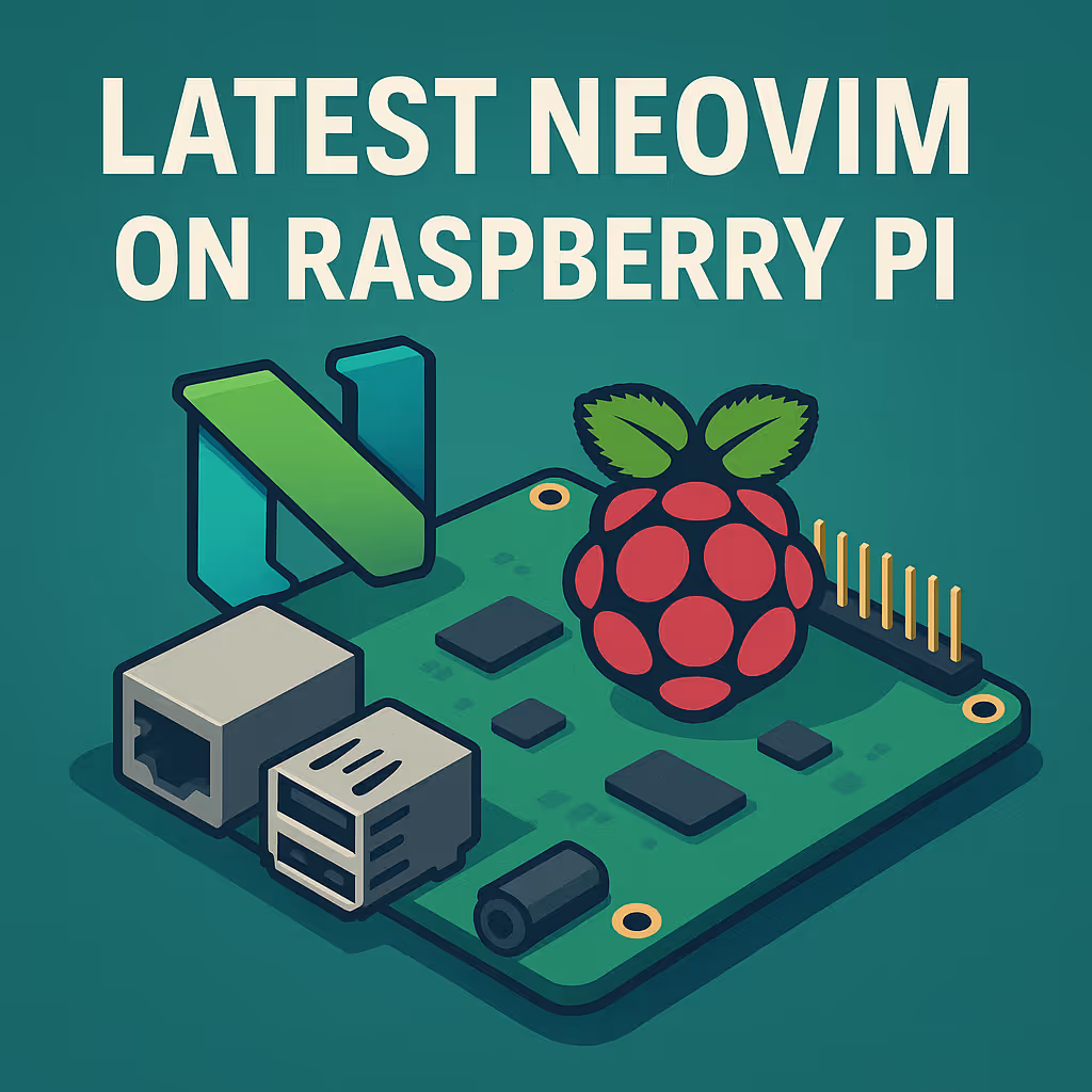 Latest neovim on raspberry pi